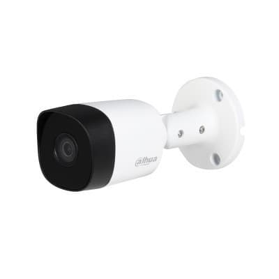 DAHUA Camara Dahua Bullet, 5MP, Lente fijo 2,8mm, 4en1 (CVI/TVI/AHD/CVBS), Metalica, DWDR, Smart IR20m, IP67, 12VDC.