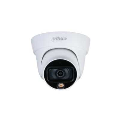 DAHUA Camara Dahua Domo, 2MP, Full Color, Lente Fijo 2,8mm, IR20M, Audio incorporado, 4en1 (CVI/TVI/AHD/CVBS), Semimetalica, DWDR, StarLight, IP67, 12VDC