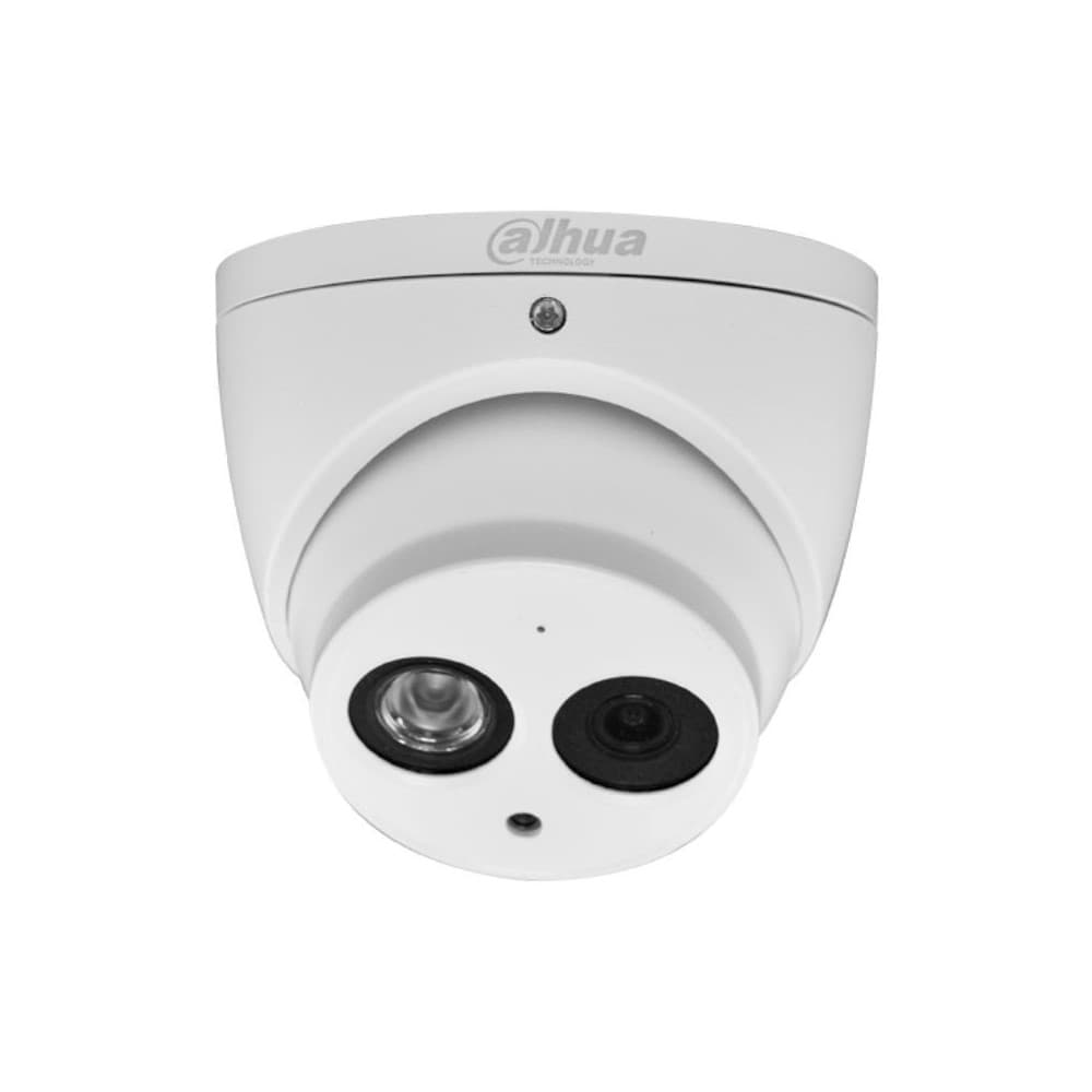 DAHUA Camara Dahua Domo, 4MP, Lente fijo 2,8mm, 4en1 (CVI/TVI/AHD/CVBS), Audio micrófono integrado de un canal, DWDR, Smart IR50m, IP67, 12VDC.