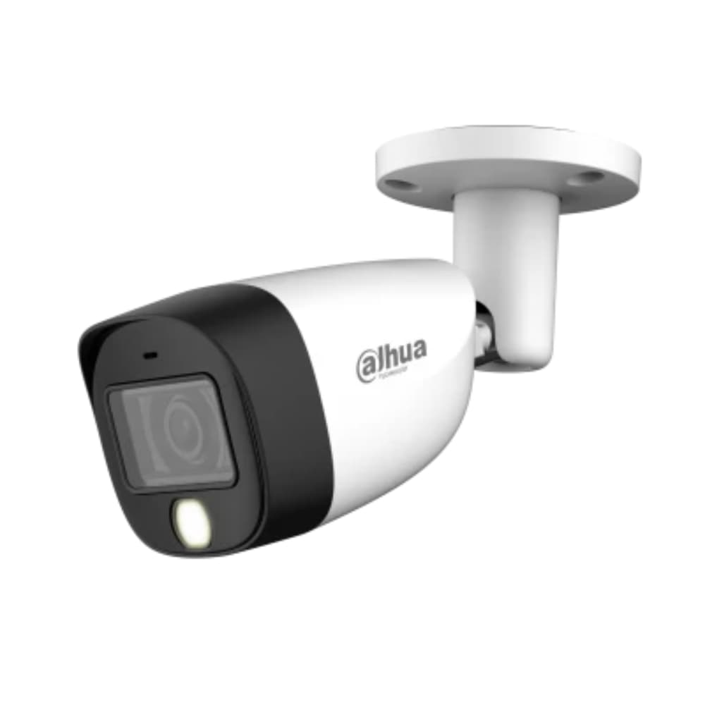 DAHUA Cámara Bala CVI/CVBS/AHD/TVI de 5 Megapíxeles micrófono Integrado Lente de 2.8mm/ 111 Grados de Apertura IR de 20 Mts Starlight IP67