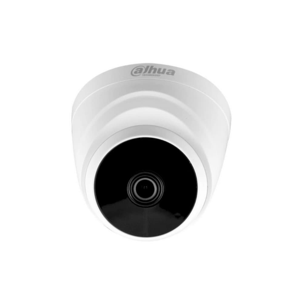 DAHUA Camara Dahua Domo, 2MP, Lente fijo 2,8mm, 4en1 (CVI/TVI/AHD/CVBS), Plastico, DWDR, IR Smart Led 20m, 12VDC.