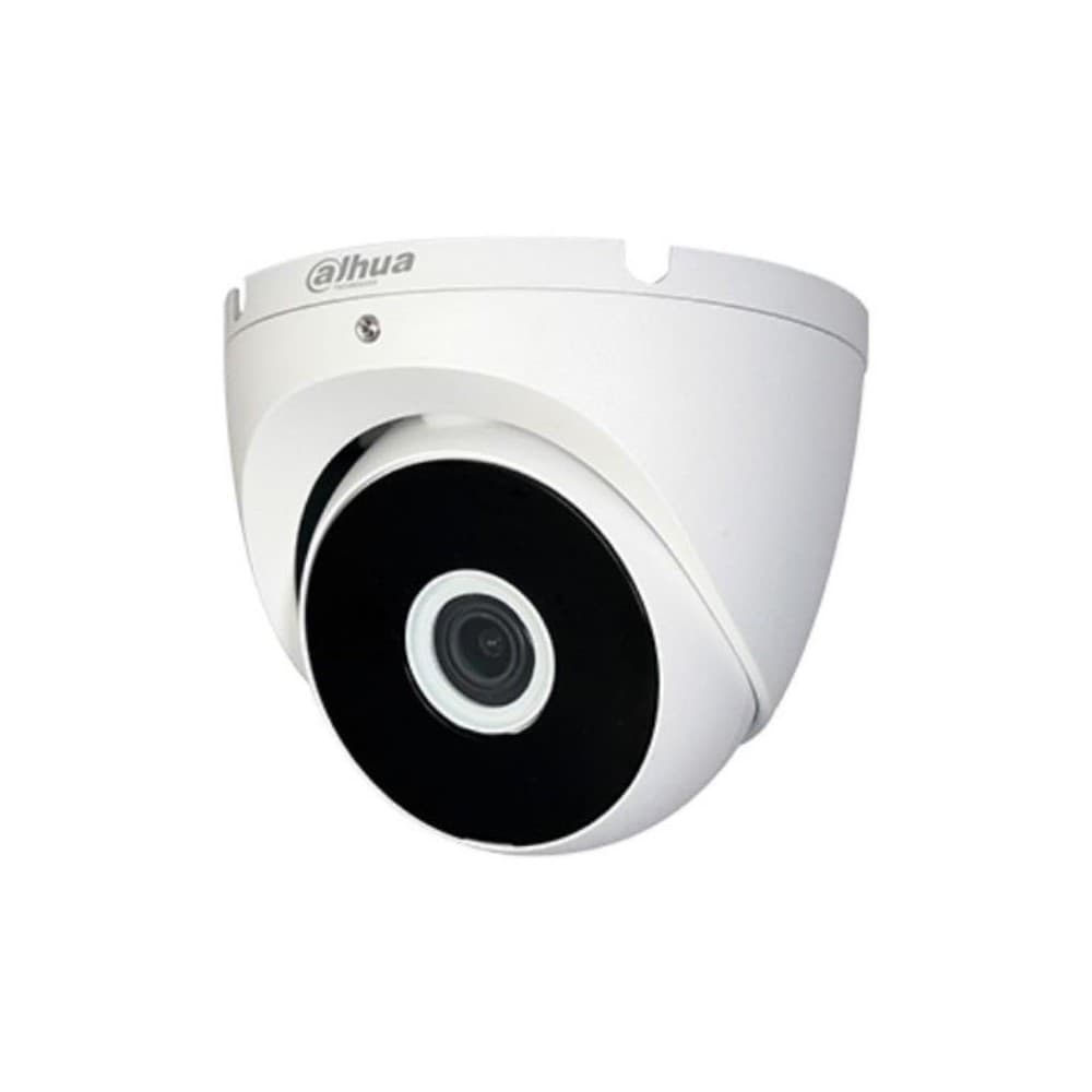 DAHUA Camara Dahua Domo, 2MP, Lente fijo 2,8mm, 4en1 (CVI/TVI/AHD/CVBS), DWDR, Smart IR20m, Metalica, 12VDC.