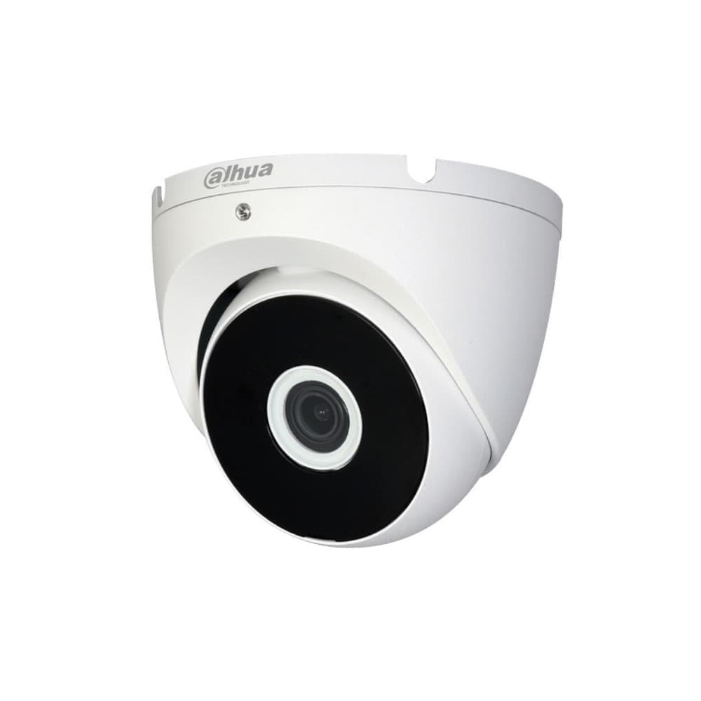 DAHUA Camara Dahua Domo,4MP, Lente fijo 3,6mm, 4en1 (CVI/TVI/AHD/CVBS), metal, Smart IR20m, IP67, 12VDC.