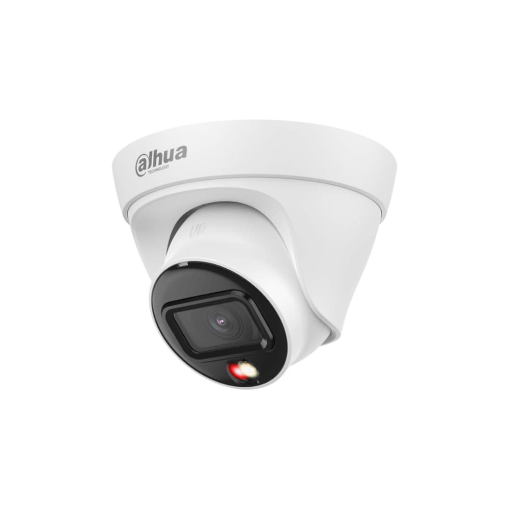 DAHUA Camara IP Tipo Domo de 4MPa 25/30 fps/Lente Fija de 2.8 mm/Audio Micrófono incorporado/Funciones Inteligentes Detección de Movimiento/Detección de Sabotaje de Video/Detección de Abnormalidades/Modo de Iluminación Automático y manual/Protección IP67 e IK08/Alimentación 12 VDC/Sensor de Imagen: CMOS de 1/3 con escaneo progresivo.