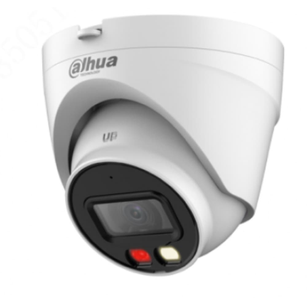 DAHUA CAMARA IP DOMO SEMIMETALICA 2MP ILUMINACIÓN SMART DUAL LIGHT 40M 2.8MM LUZ VISIBLE MIC. INTEG IP67