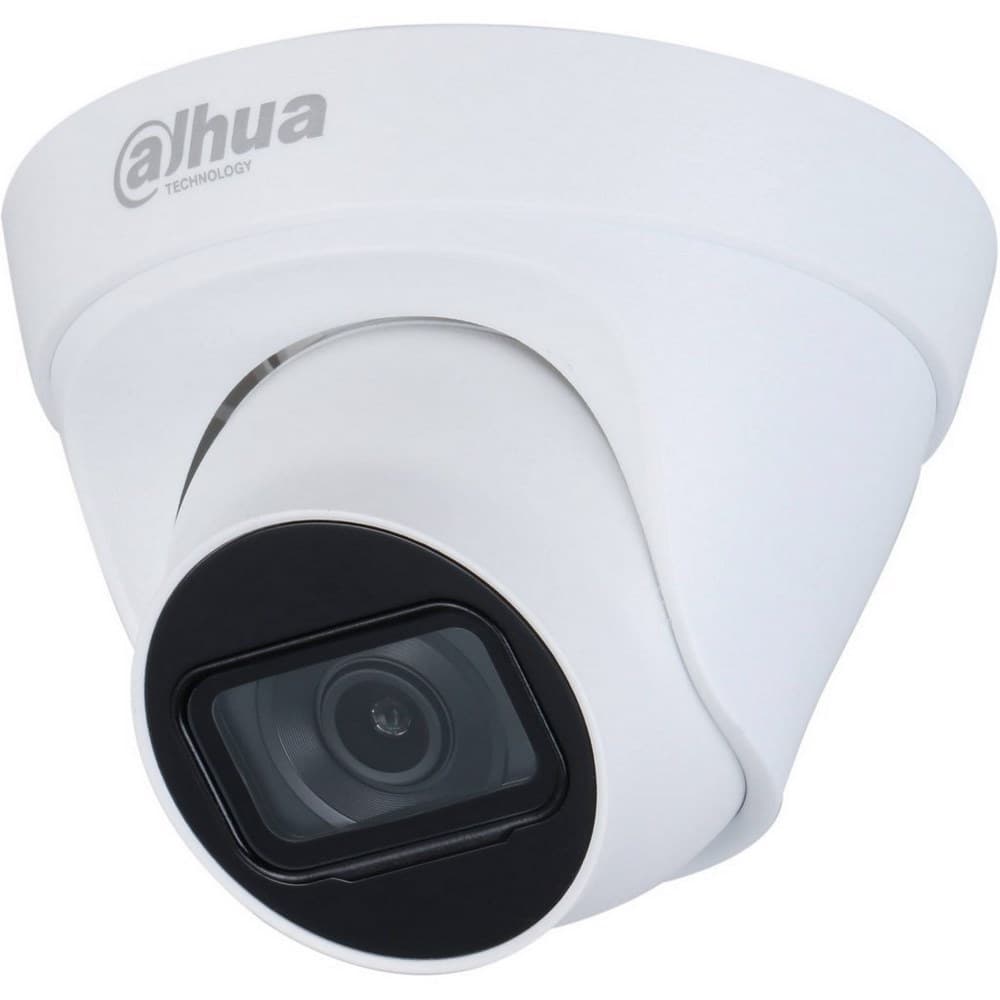 DAHUA Camara Dahua Domo IP, 4MP, Lente fijo 2,8mm, Audio Incorporado, Metal/Plastico, WDR, IR30m, IP67, 12VDC / Poe