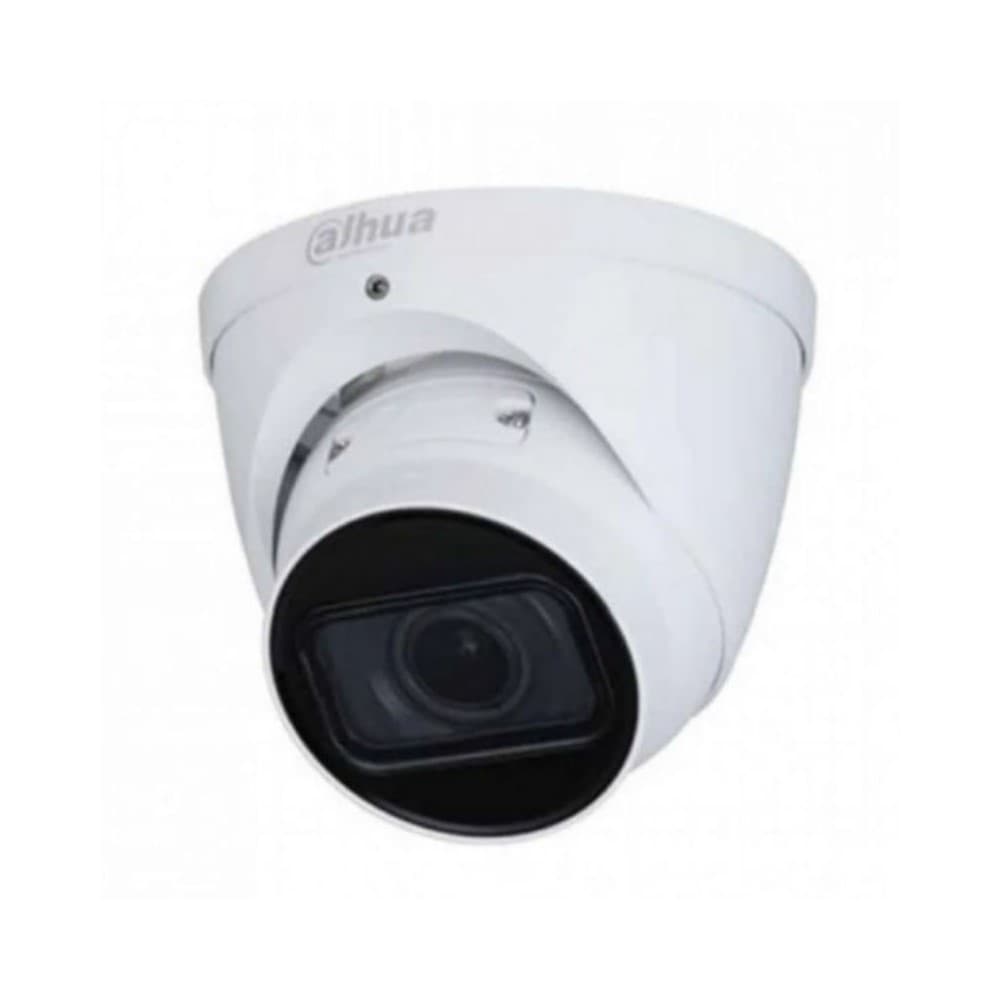 DAHUA Camara Dahua Domo IP, 4MP, Lente Motorizado 2,7mm-13,5mm, H264/H265, WDR, IR40m, Tarjeta SD maximo 256GB, IP67, 12VDC / POE.