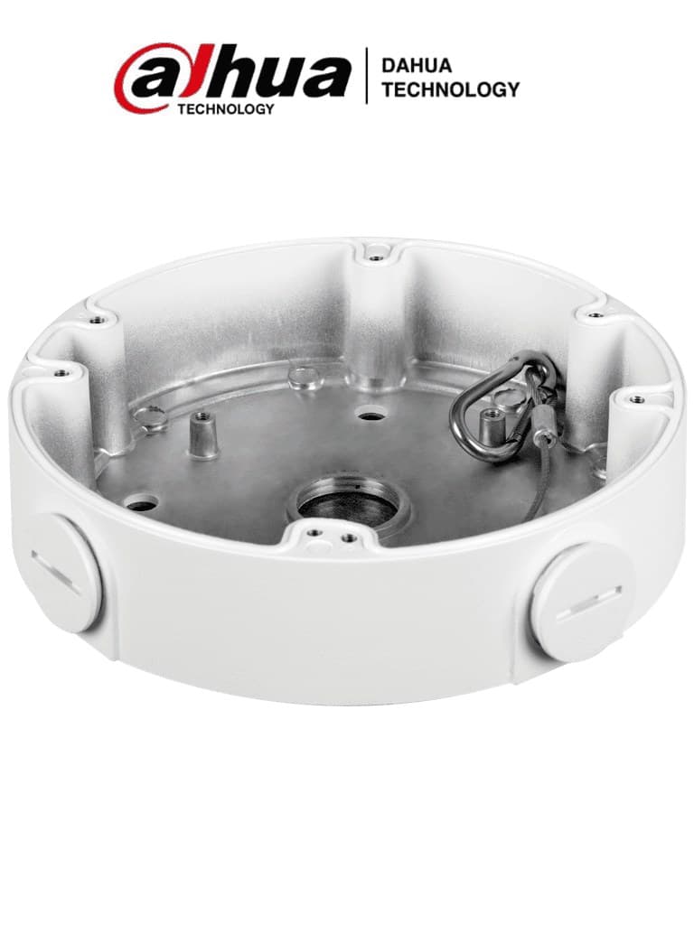 DAHUA CAJA DE UNION EN ALUMINIO A PRUEBA DE AGUA MEDIDAS 161MM DE DIAMETRO X 37MM DE ALTO PARA TUBO 3/4