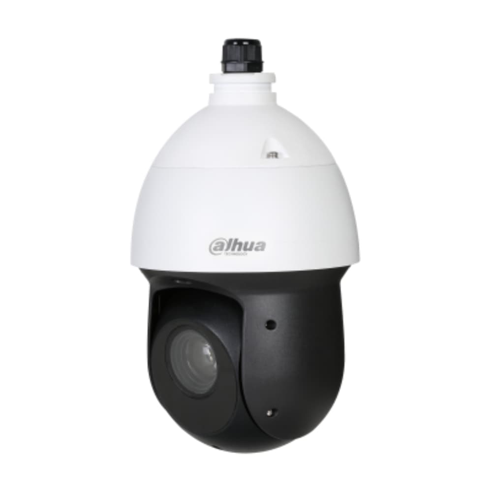DAHUA DH-SD49225DBN-HC Cámara Dahua PTZ Starlight IR HDCVI de 2 MP y 25 aumentos, CMOS STARVIS™ de 2 megapíxeles y 1/2,8, zoom óptico de 25×, 120 dB WDR real, 3D NR, Máx. 25/30 fps a 1080p, 25/30/50/60 fps a 720p, Distancia IR hasta 100 m, IP66.