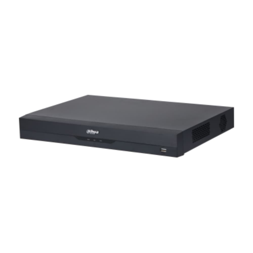 DAHUA Grabador DVR Penta-brid de 32 canales/ Funciones IA QuickPick 2.0, Perimeter Protection, Face Recognition, SMD Plus, AI Coding/Soporta compresión de video eficiente: Smart H.265+, H.265, Smart H.264+ y H.264/ Audio bidireccional en los 32 canales/ Soporta hasta 16 TB/ 2 bahias/ No incluye DD
