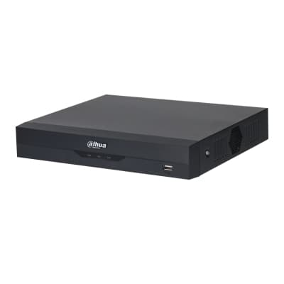 DAHUA Grabador DVR Penta-brid 4 canales analógicos + hasta 6 IP (DVR)/serie WizSense/Penta-brid/ Compresión de video AI Coding Smart H.265+ y H.265/SMD Plus, Perimeter Protection, Face Recognition, AcuPick distingue humanos y vehículos/ soporta hasta 10 TB 1 bahia/ no incluye DD