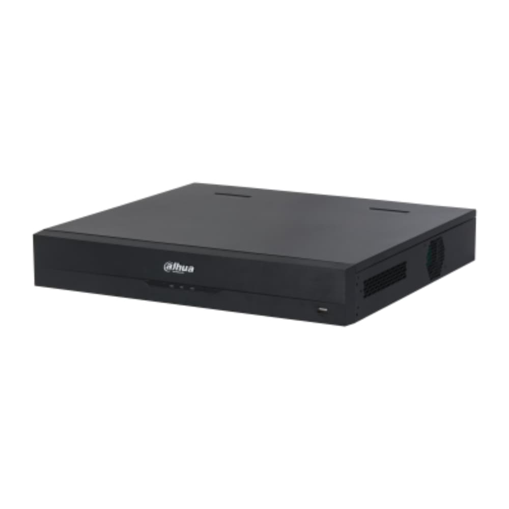 DAHUA DVR de 32 Canales 4k/ WizSense/ H.265+/ Hasta 32 Canales IP/ 6 Canales de Reconocimiento Facial/ Codificación IA/ 4 Bahías para Discos Duros/ IoT&POS