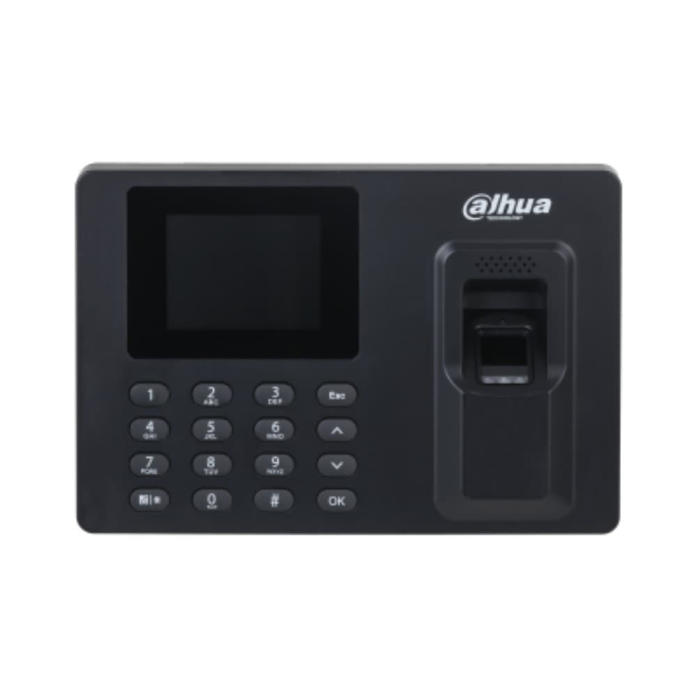 DAHUA Terminal de tiempo y asistencia verificacion por huella,tarjeta y contraseña , soporta 2.000 Huellas/Hasta 2,000 huellas dactilares/ 1.000 usuarios/100.000 registros de asistencia /Interfaces TCP/IP8USB/ Pantalla TFT color de 2.4 pulgadas/Resolución 320 × 240 px/No táctil