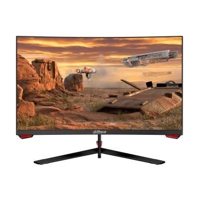 DAHUANEW Monitor Dahua Curvo Gamer 27” panel VA / borde delgado 3 caras VA,Tamaño: 27 Color Negro,Resolución 1920 X 1080 (16:9),Tipo de pane: VA,Tipo de respuesta: 5ms (GTG) tasa de referesco 165 HZ,Conectividad: DP / HDMI 1,4 (Incluye cable HDMI),Angulo de visión: 178° H / 178°V,Incluye Base Metálica,Garantia de 3 años
