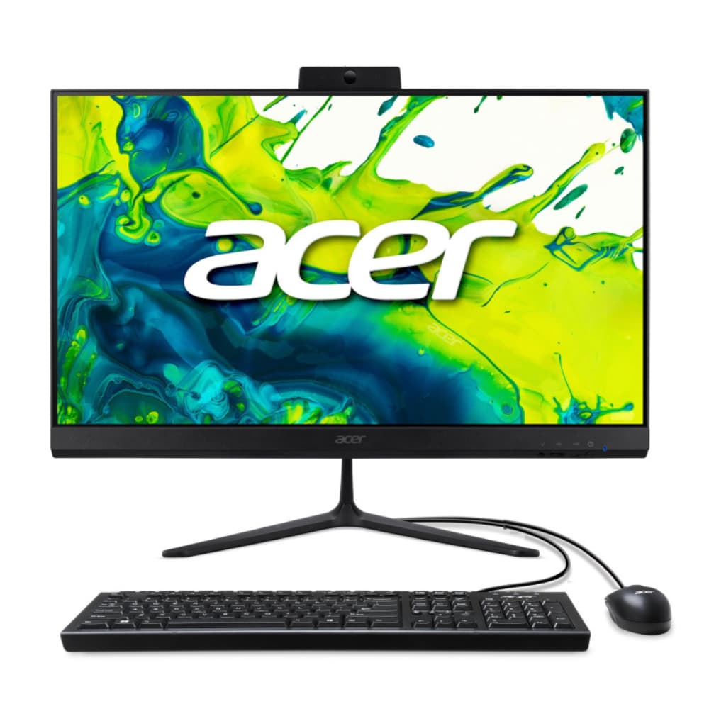 ACERPCSCONSUMO Acer Aspire C24-2YE-13U3UNL-LR11 AIO Intel® 13thGen Core™ Ci3 1305U 23,8 100Hz 8GB/512SSD/DDR4 SO-DIMM x2 Intel® UHD Graphics 1 Displayport 1.4 out (8K@60Hz)/x2 Type-A (USB3.2 Gen2)/x2 Type-A (USB2.0) X1 (1G LAN)/ HDMI 1.4 out (4K@60Hz) Teclado Y Mouse inalambrico