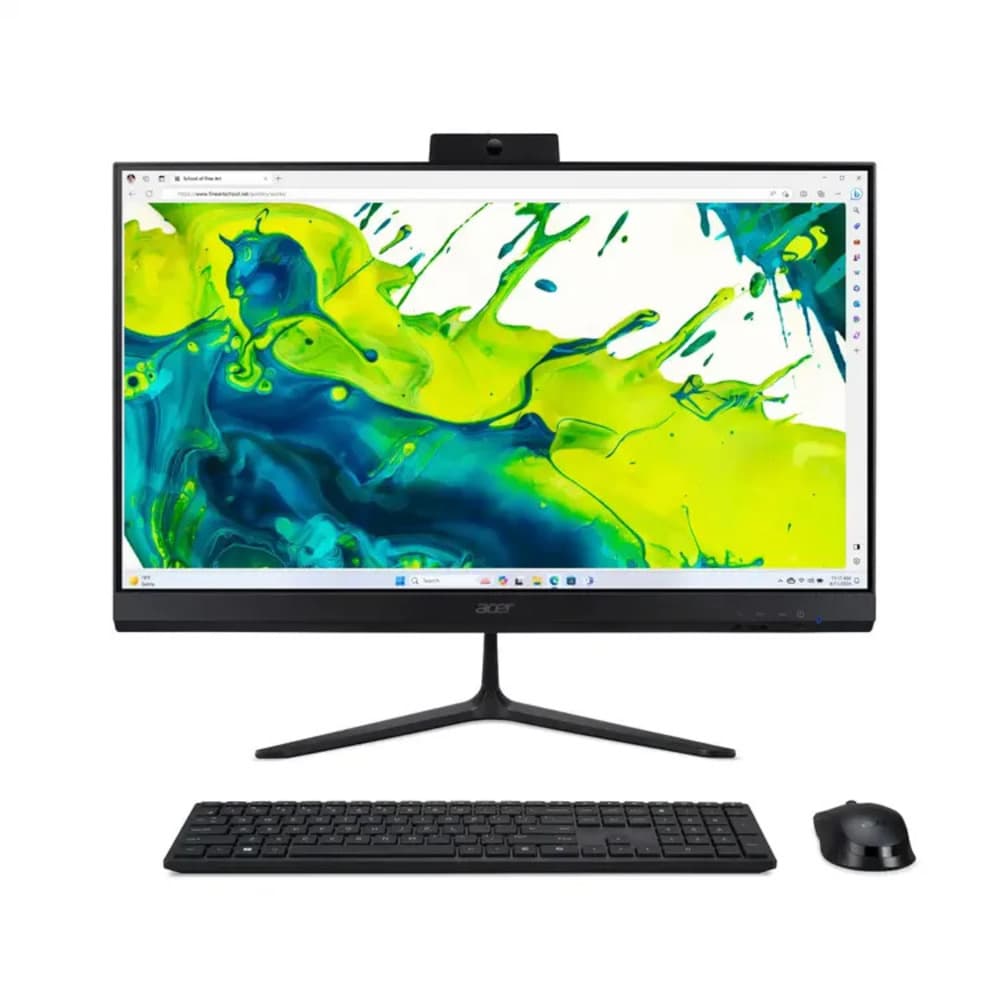 ACERPCSCONSUMO Computador AIO Aspire C24-2G-LR14 ACER 23.8 8GB - Disco SSD 512GB FHD Ryzen 7 5825U Linux Teclado- Mouse Inalambrico