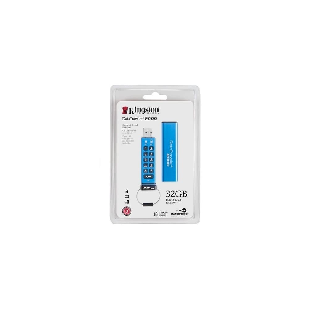 KINGSTON DIGITAL Memoria Kingston USB 3.1 DataTraveler 2000 32GB
