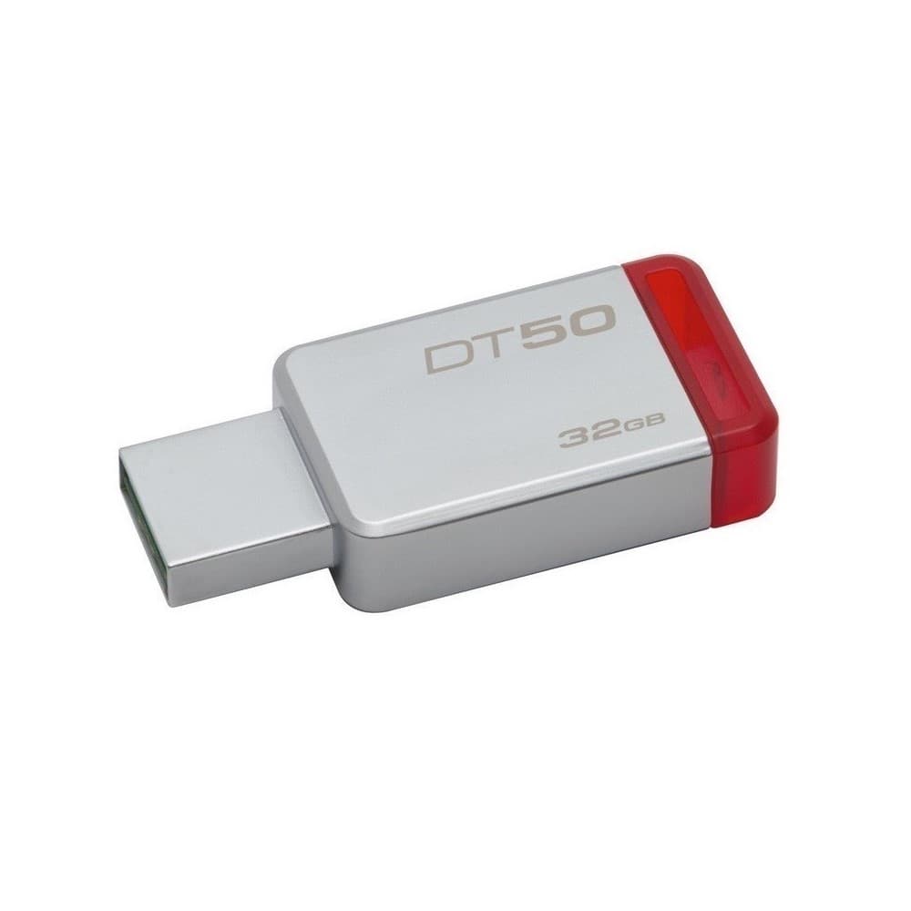 KINGSTON Memoria 32GB USB 3.0 DataTraveler 50 (Metal/Red)