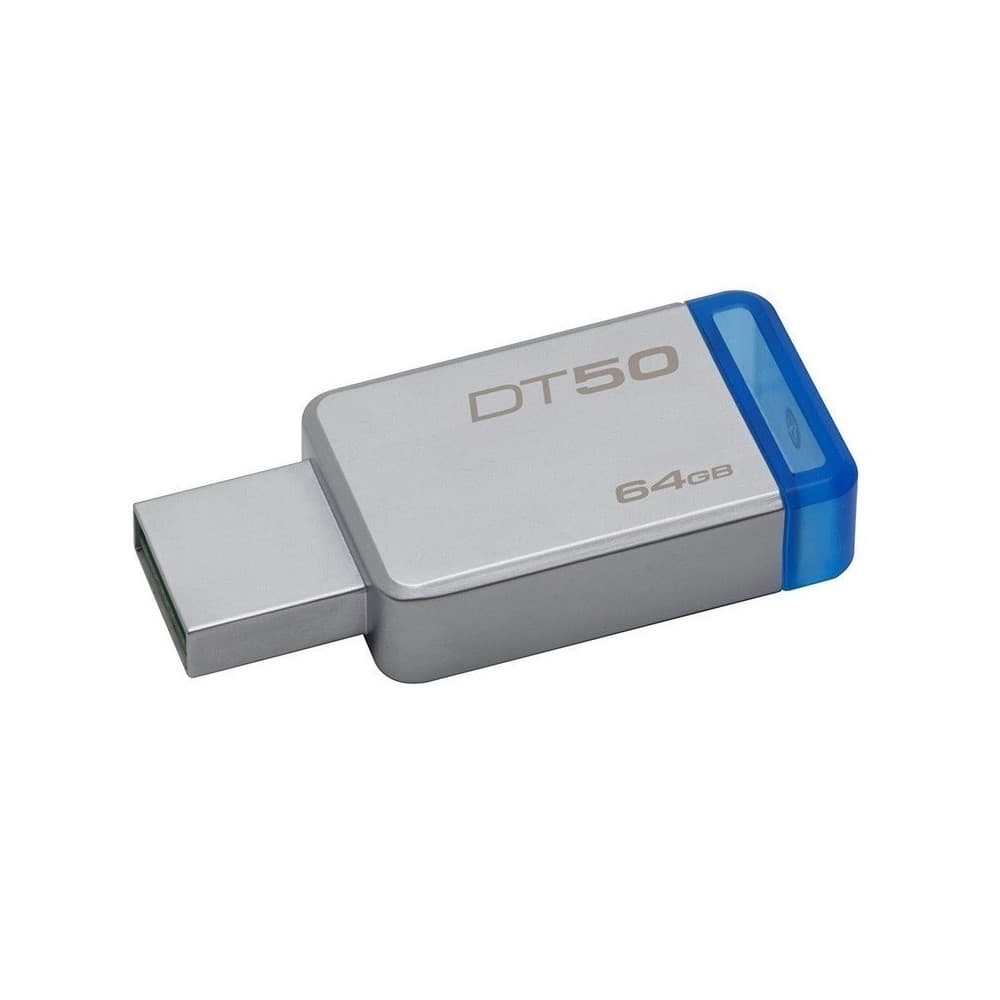 KINGSTON Memoria 64GB USB 3.0 DataTraveler 50 (Metal/Blue)