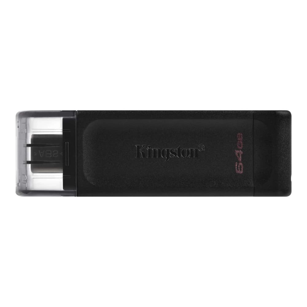 KINGSTON DIGITAL Memoria USB KINGSTON DataTraveler 70 Tipo C 3.2 64GB COLOR Negro