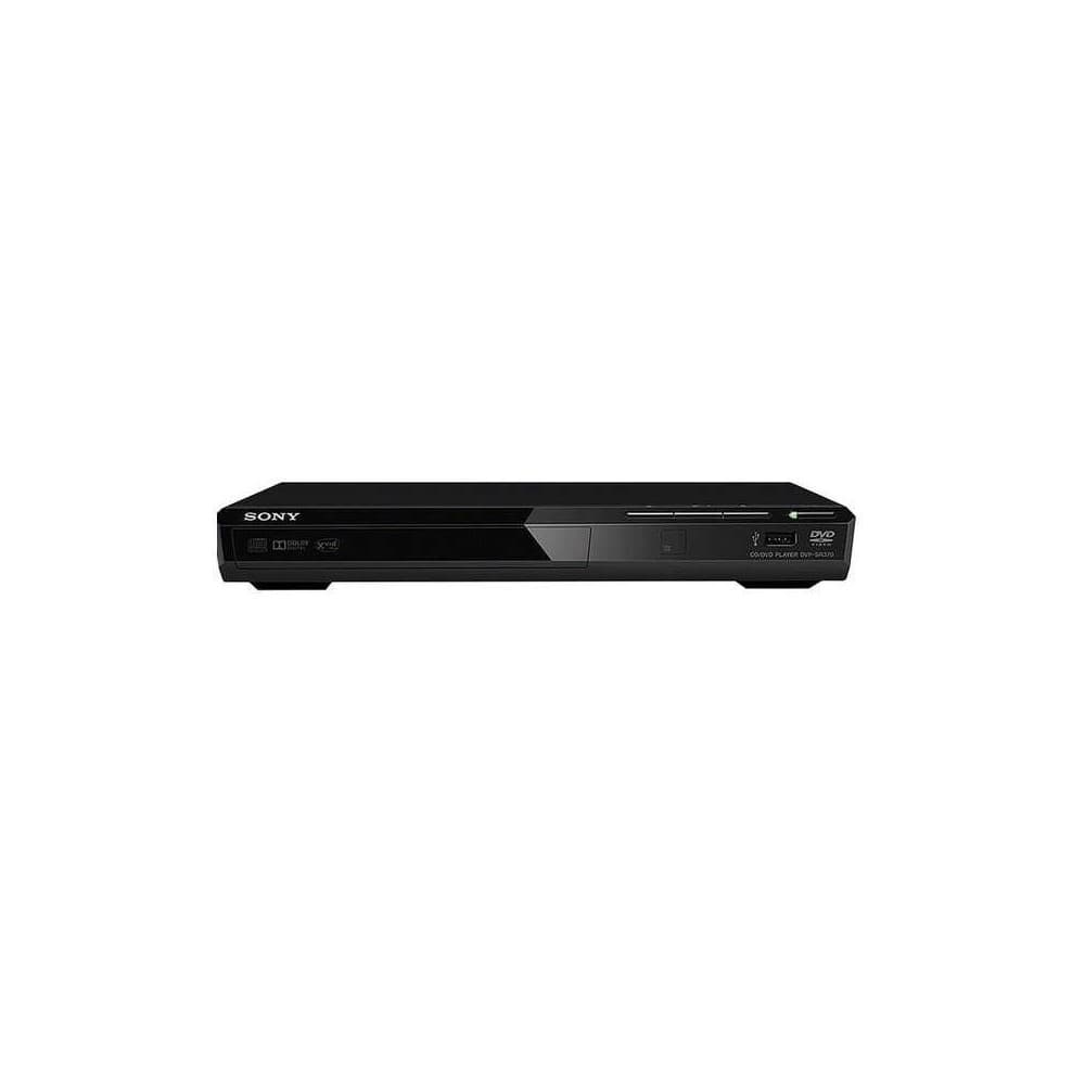 SONY Reproductor de DVD Sony con conectividad USB DVP-SR370 Formatos CD DVD MP3 y MP4 Salida Audio y video Entrada Auxiliar