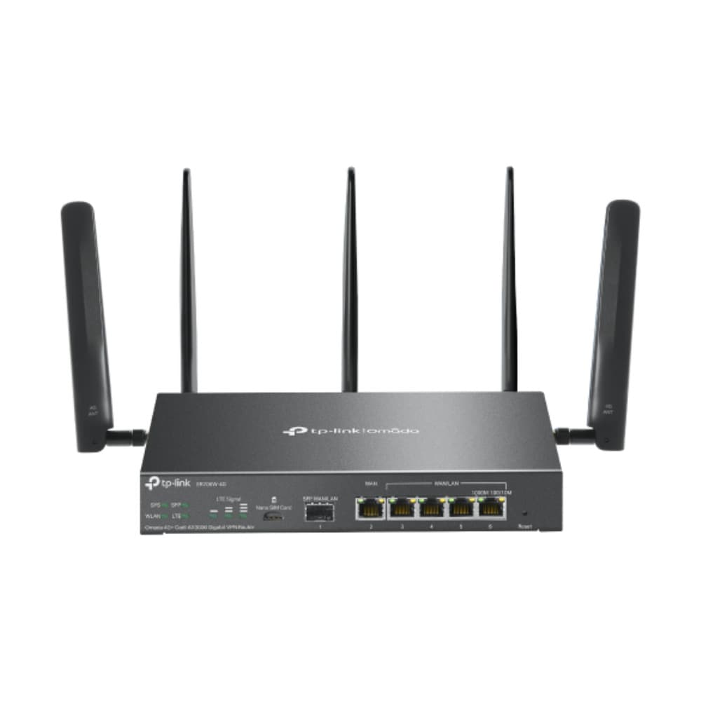TPLINKSMB Router Tp-link Omada AX3000 Gigabit 4G+ Cat6 VPN Wi-Fi 6