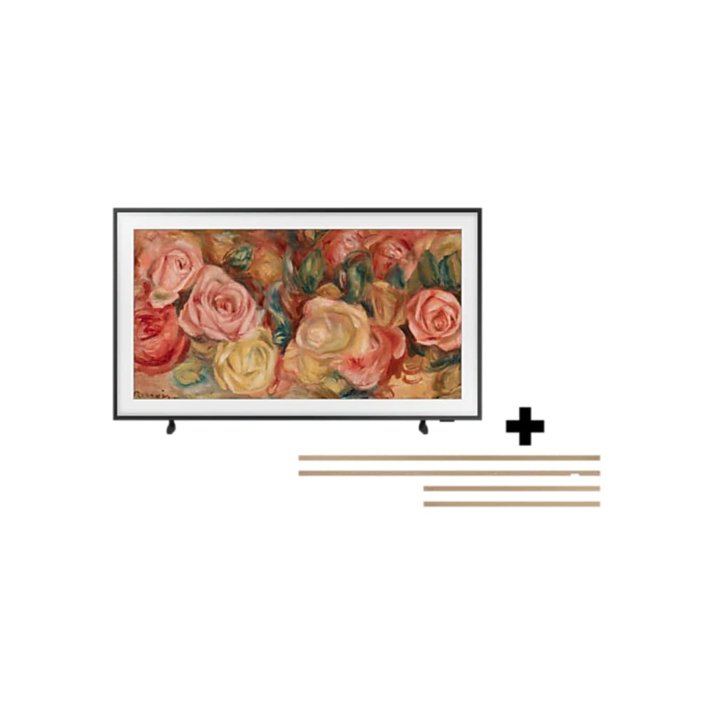 SAMSUNGAUDIVIDEO Televisor Samsung FLAT QLED FRAME Smart TV 65 pulgadas, UHD 4K /3,840 x 2,160 / DVB-T2 / Wifi 5/ Modo Arte/ NQ4 AI Gen 2 procesador/ 144Hz/ Pantalla mate /Bluetooth 5.3/ Dual Led / asistente de voz / Multiview/ modo ambiente/ Modo Juego/ HDMI x 4 / USB x 2 /LAN/ One conect /40W audio/ abre y edita archivos de Office/ Control Solar/Garantía 1 añ