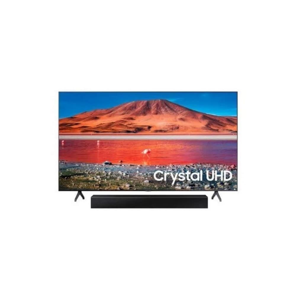 SAMSUNGAUDIVIDEO Televisor Samsung FLAT LED Smart TV 50 pulgadas UHD 4K /3,840 x 2,160 / DVB-T2 / Bluetooth/ AirPlay 2 / Bixby / HDMI x 2/ USB x1 /abre y edita archivos de Office/ Garantía 1 año GRATIS BARRA DE SONIDO HW-T400/ZL