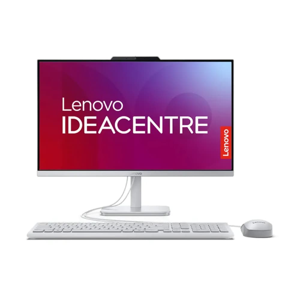 LENOVOTODOUNO Todo en uno Lenovo A100 Intel N100 23,8 Pulgadas FHD Memoria 8GB Estado Solido 512GB Linux Color Gris