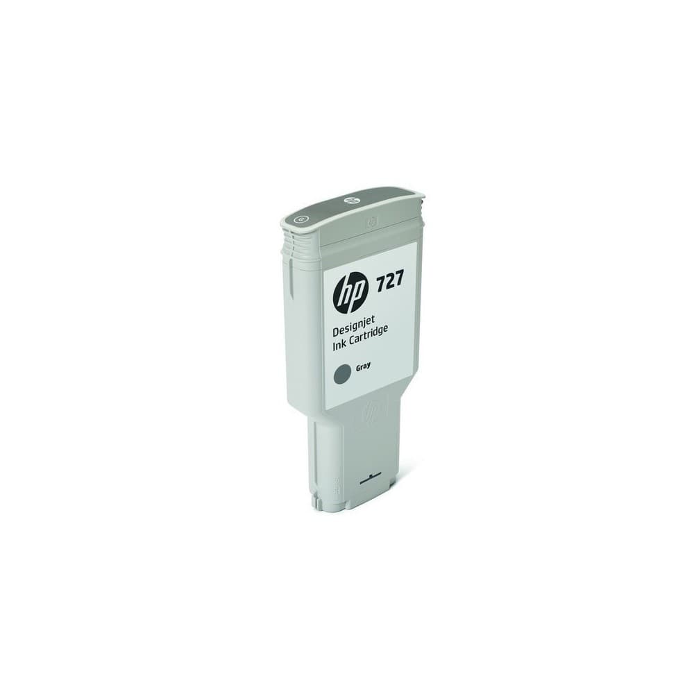 HPIMPGRANFORMATO Cartucho de tinta HP 727 DesignJet gris de 300 ml