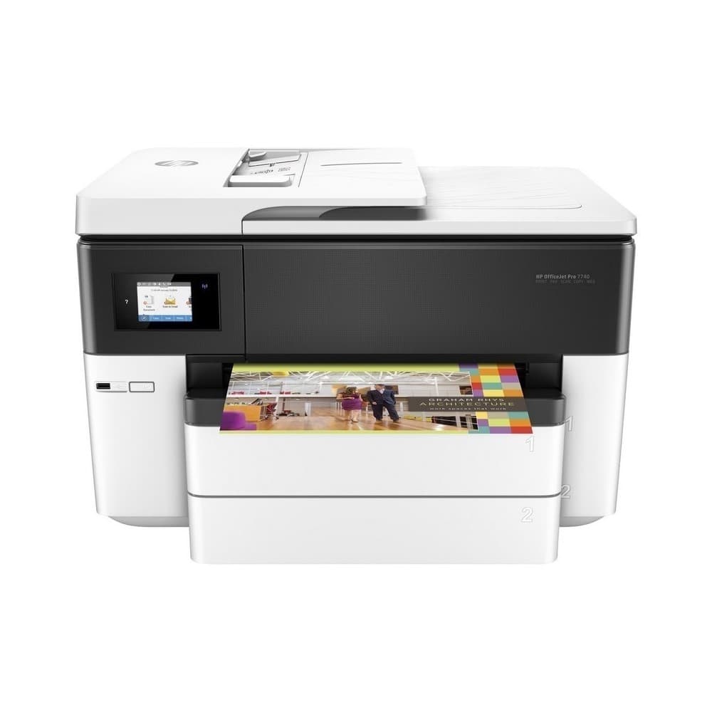 HPIMPCONSUMO Impresora HP OfficeJet 7740 Todo-en-Uno de formato ancho