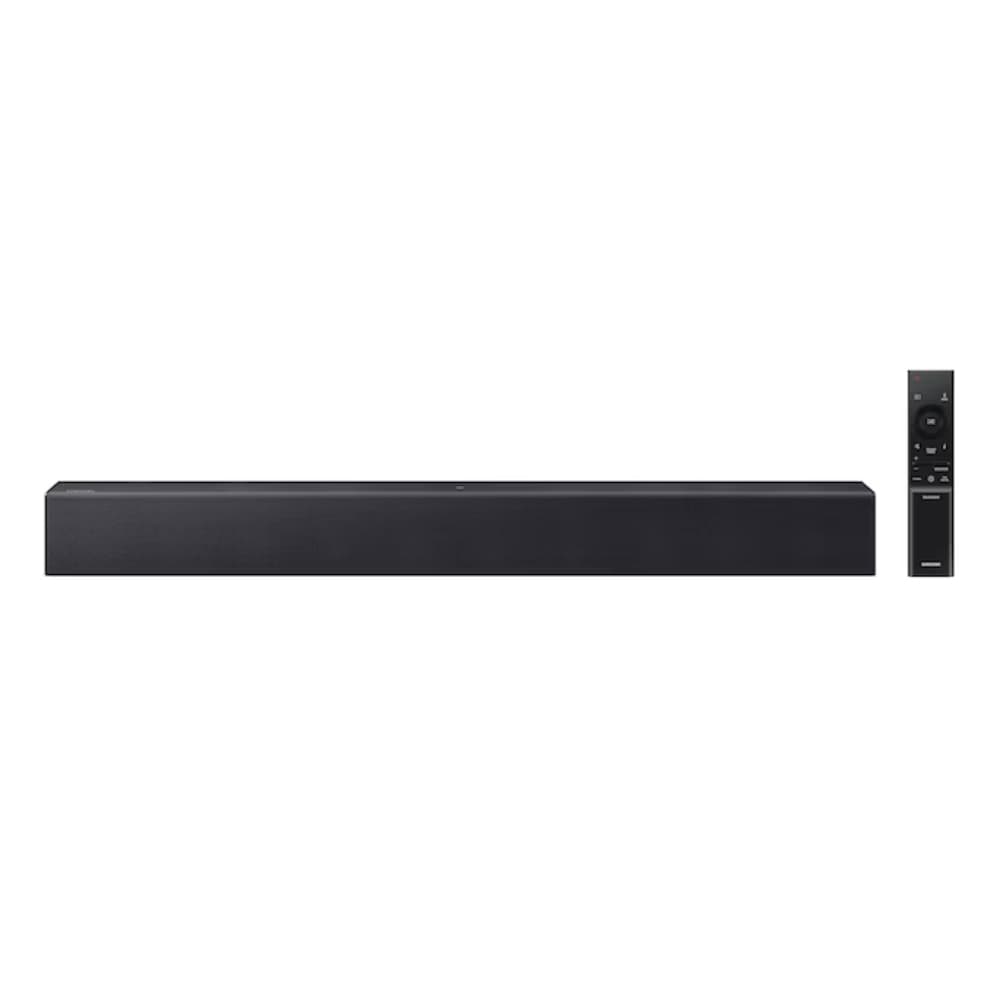 SAMSUNGAUDIVIDEO Barra de sonido Samsung, Subwoofer integrado, HDMI ARC, Optico digital, Conexión inalámbrica con el televisor, Experiencia de sonido envolvente, Potencia 40W, Garantia de 1 Año