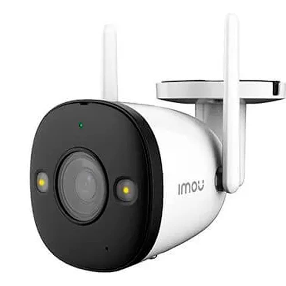 IMOU Camara Dahua Imou Bullet, 4MP, WIFI, Full Color, Lente 2.8mm, Slot para tarjeta SD hasta 256GB, H265, IR30M, DWDR, deteccion de movimiento inteligente, Audio de 2 vias.