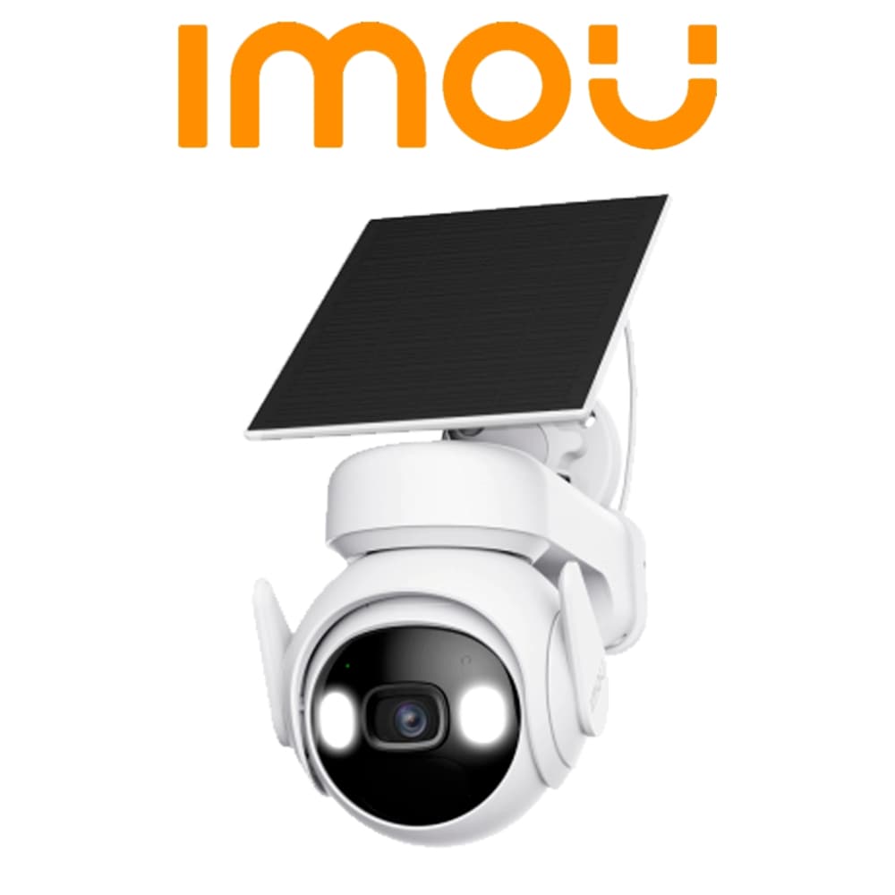 IMOU CAMARA CELL PT KIT LITE 3MP/2K WIFI, NIGHT VISION, BATERIA RECARGABLE 5000MAH, SD 256GB, DC 5V 2A POWER / MAS IMOU PANEL SOLAR TYPE-C 3W, IP66
