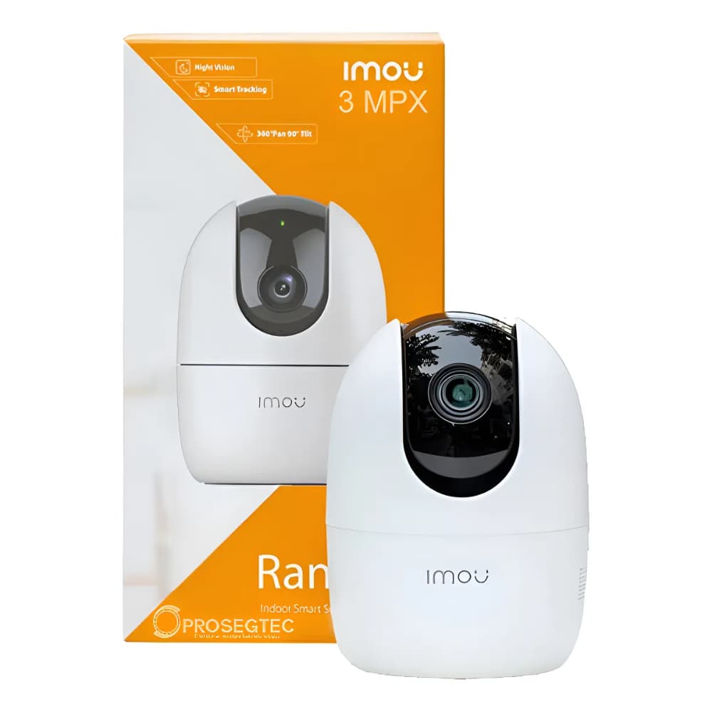 IMOU Camara IP Ranger 2 PRO, WIFI, 5MP/3K, Smart Full-Color Night Vision, H265, ángulo de visión 0°~355° TILT -5°~80°,Micro SD(up to 512GB), Dual-Band Wi-Fi 6(2.4 GHz / 5 GHz), Two-way Audio, Motion Detection, Human Detection, Pet Detection, Abnormal Sound,One-touch Call, USB-C Power