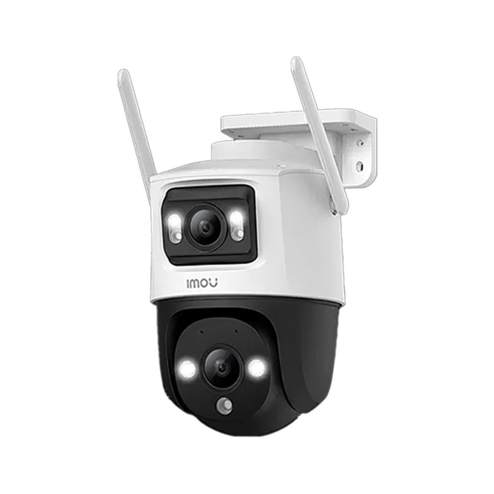IMOU CAMARA CRUISER DUAL WIFI IP/PT 10MP (5MP LENTE FIJO/5MP LENTE PT) SMART COLOR/TRACK, COMPRESION 265/H.264, IP66, MicroSD hasta 256GB, Audio 2 vias, 2.4GHz Wi-Fi6 Connection