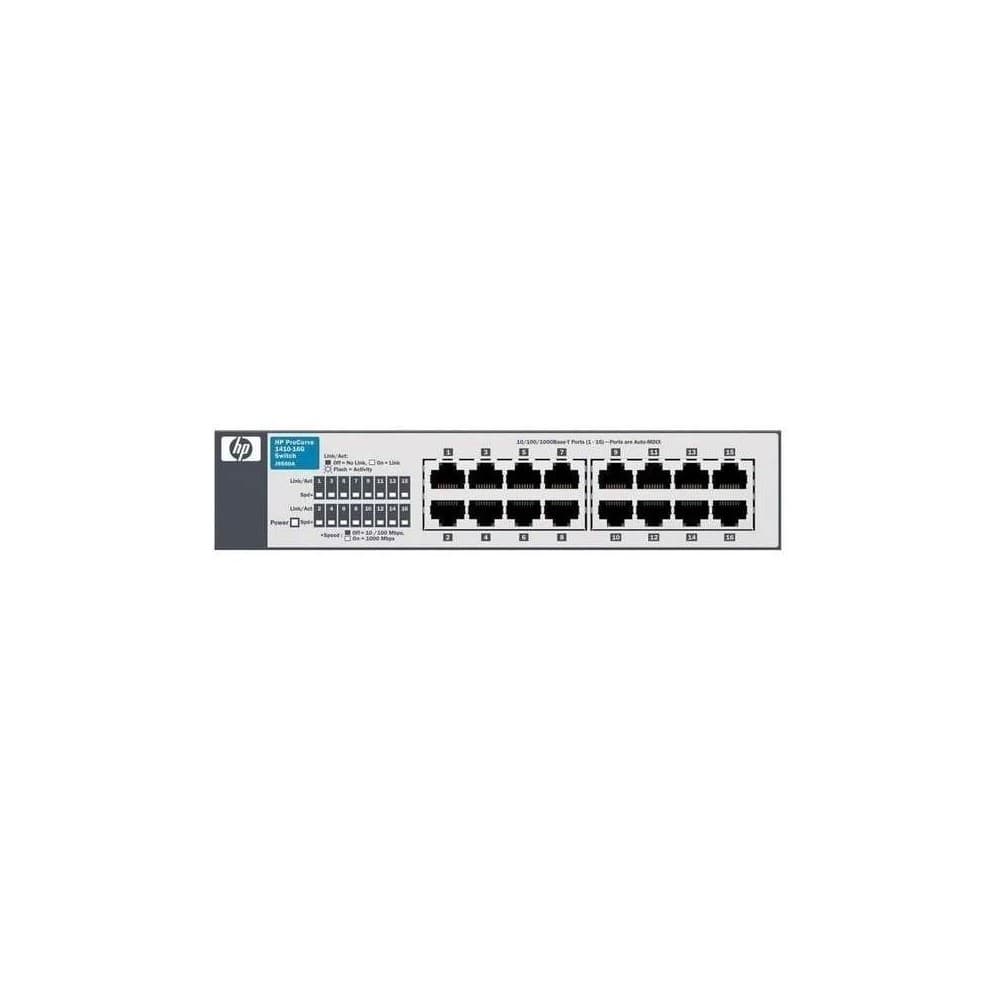 HPNETWORKING Switch HP 1410-16 Puertos 10/100, no administrable, no apilable, no PoE