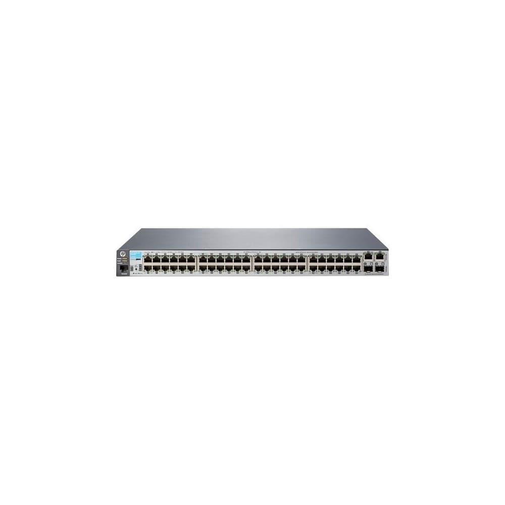 HPEARUBA Switch HP 2530-48 capa2 administrable 48 10/100, 2 SFP Combo, apilable cluster no PoE