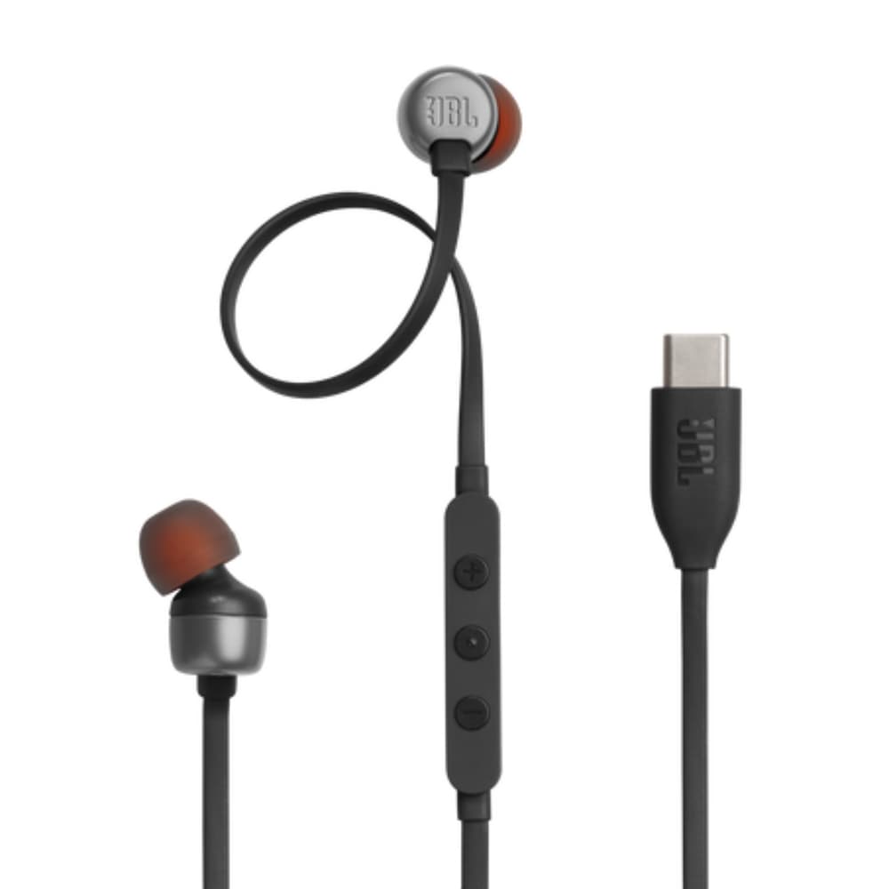 JBL Auricular JBL Tune 310C Wired Earbuds USB- C - Black