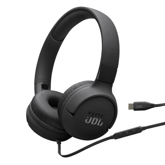 JBL Headphone JBL T520 HEADPHONE ON EAR Cable C-Black