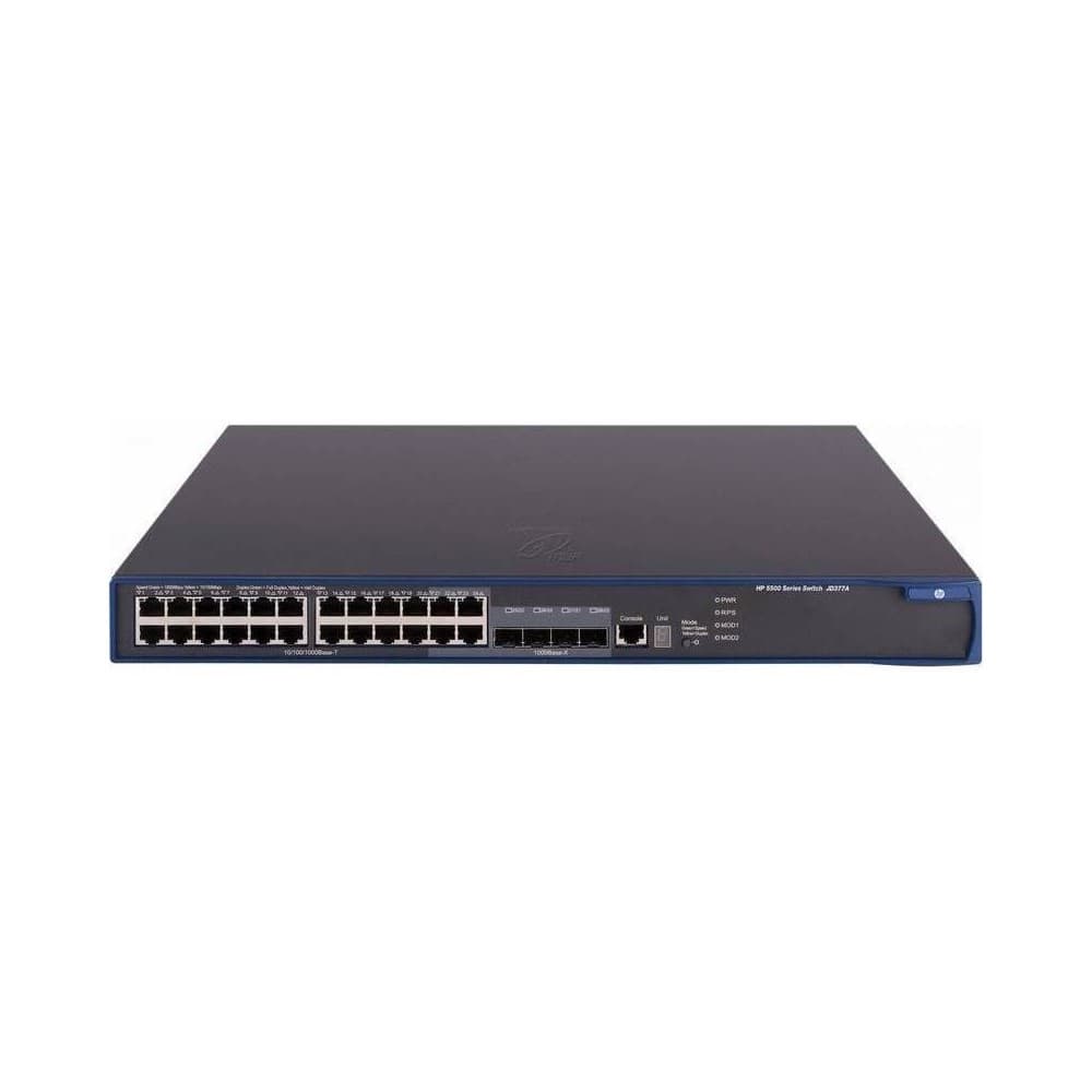 HPNETWORKING Switch HPN A5500-24G EI capa 3 administrable 24 101001000 4 SFP apilable no PoE