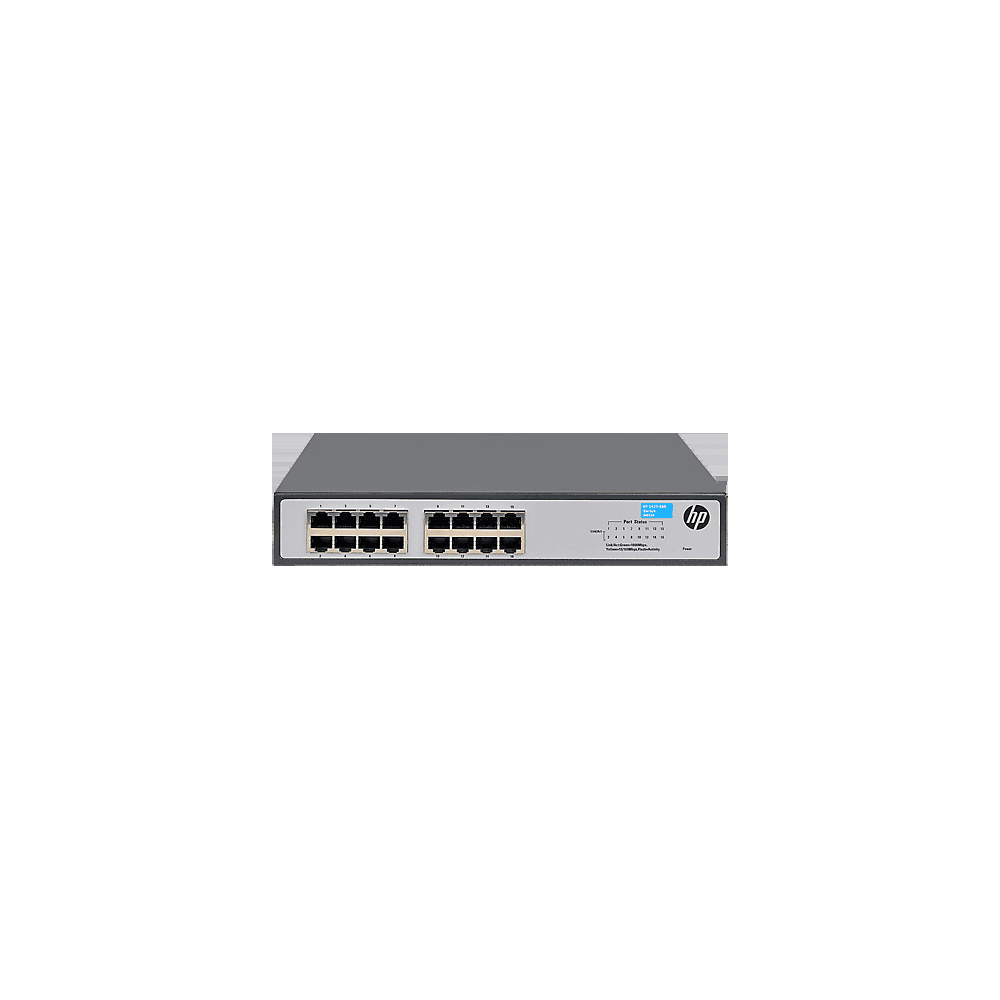 HPNETWORKVOL Switch HP 1420-16G, 16 10/100/1000, No adminitrable, Capa 2, no apilable, no PoE