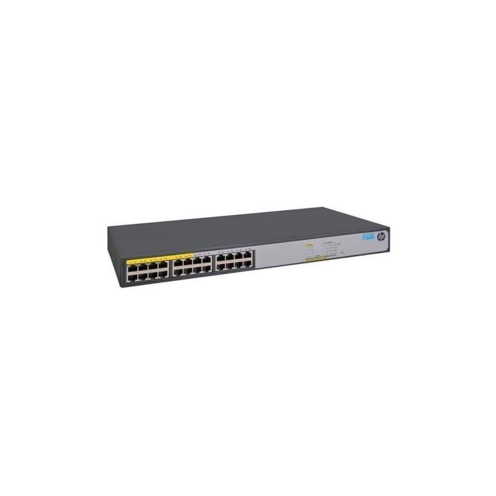 HPNETWORKING Switch HP 1420-24G-PoE+ (124W), 12 10/100/1000 Poe +, 12 10/100/1000, No adminitrable, Capa 2, no ap