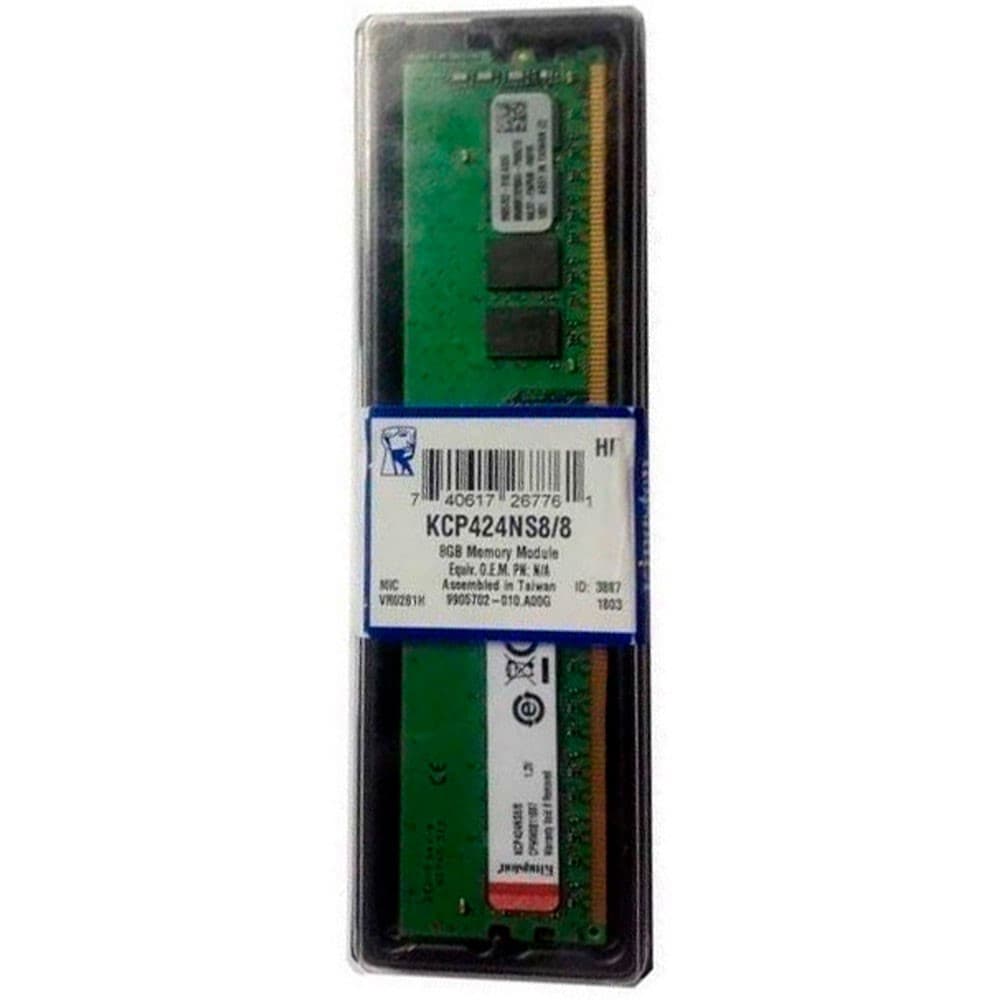 KINGSTON Memoria RAM Kingston 8GB DDR4 2400MHz