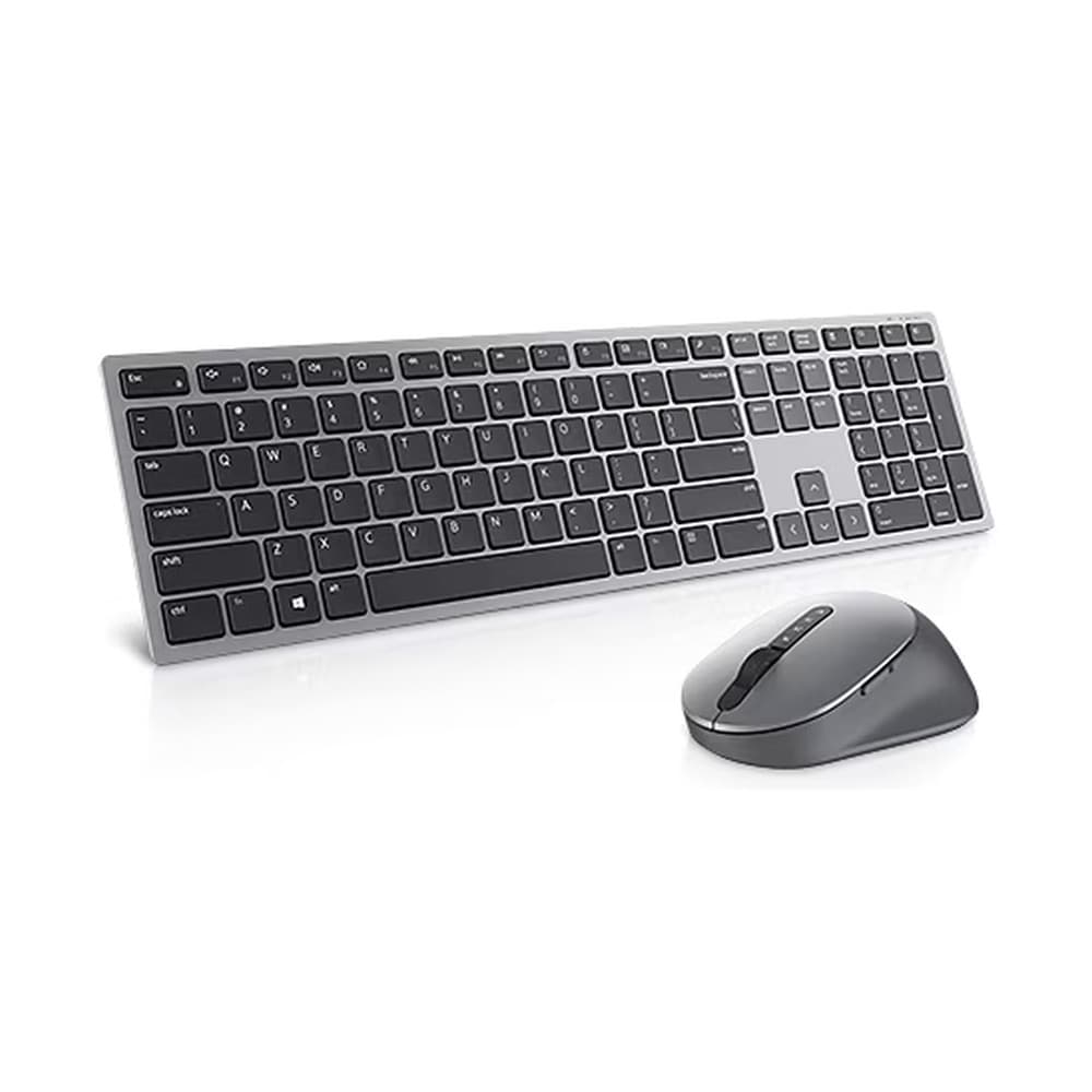 DELLACCESORIOS Combo Teclado + Mouse Inalámbricos Dell Pro Plus KM7321W Color Gris