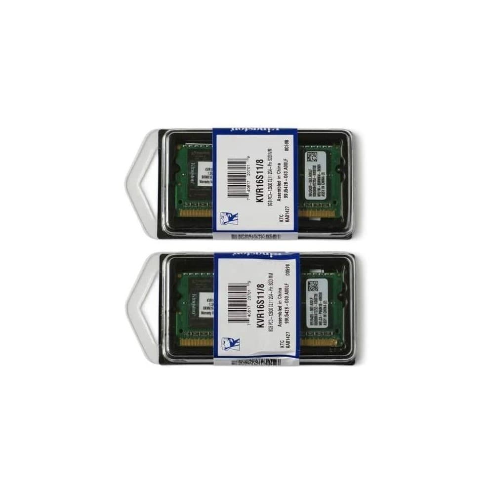 KINGSTON Memoria 8GB 1600MHz DDR3 Non-ECC CL11 SODIMM