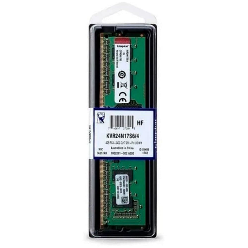 KINGSTON TECHNOLOGY Memoria RAM ValueRAM color Verde 4GB 1 Kingston
