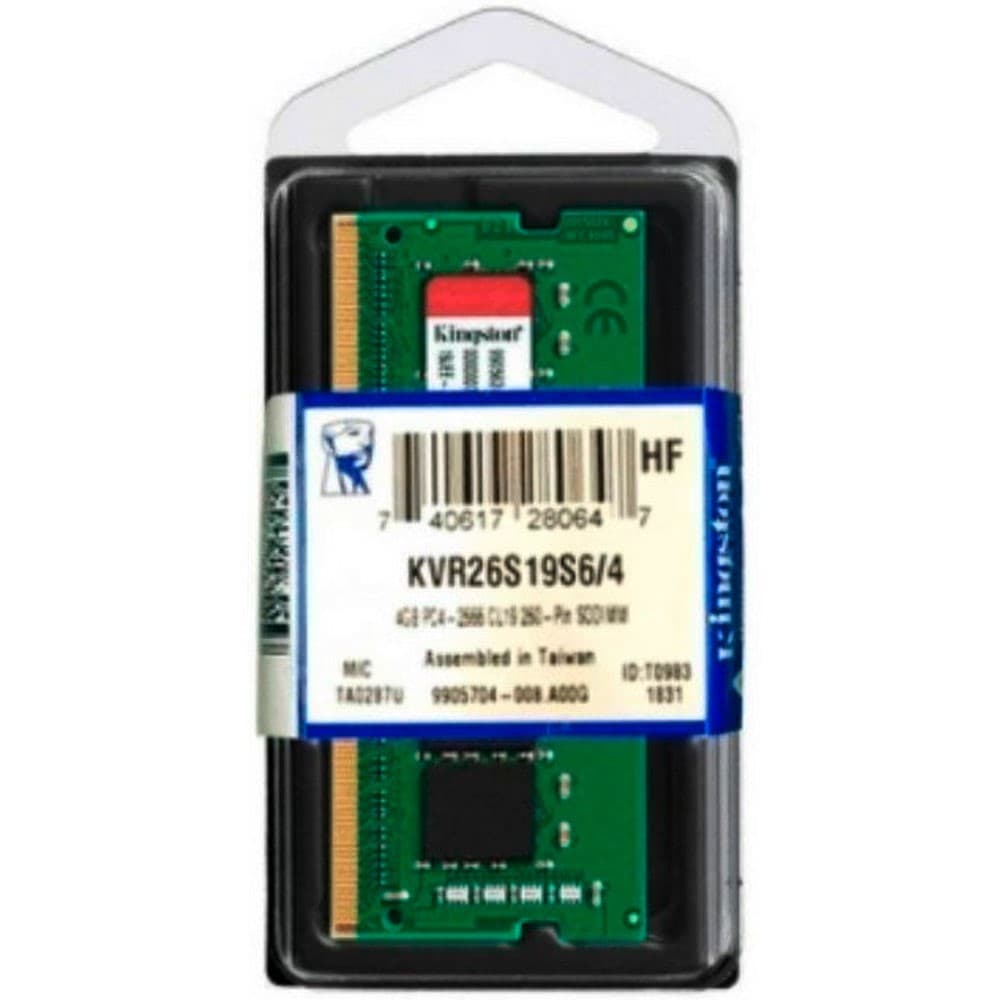 KINGSTON TECHNOLOGY Memoria Ram Kingston para Portátil 4GB DDR4 2666MHz