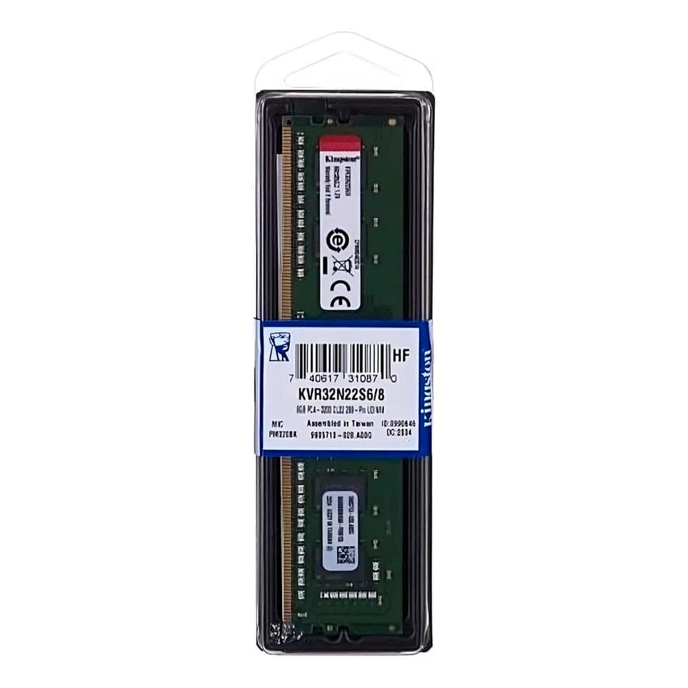 KINGSTON TECHNOLOGY Memoria ram kingston para PC 8GB DDR4 3200MHz