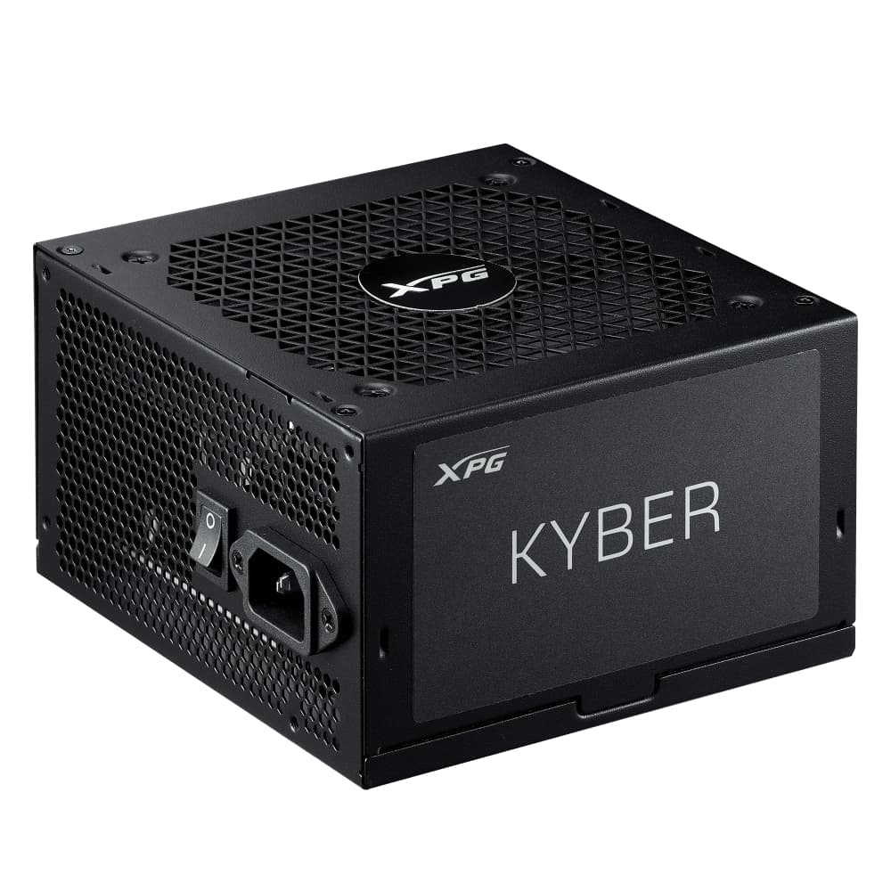 ADATA-XPG XPG KYBER, Black, 80+, Gold, Non-Modular, 850W, ATX24x1, EPS 8x2, PCIE 6+2x6, MOLEXx2, Premium Capacitor,
